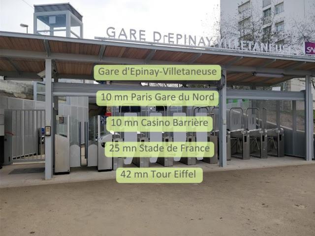 Gare En Face A Pied - Paris 10Mn - Parking Prive Gratuit - De 1 A 8 Personnes - Souplex - Tout Equipe - Entierement Renove Montmagny Экстерьер фото